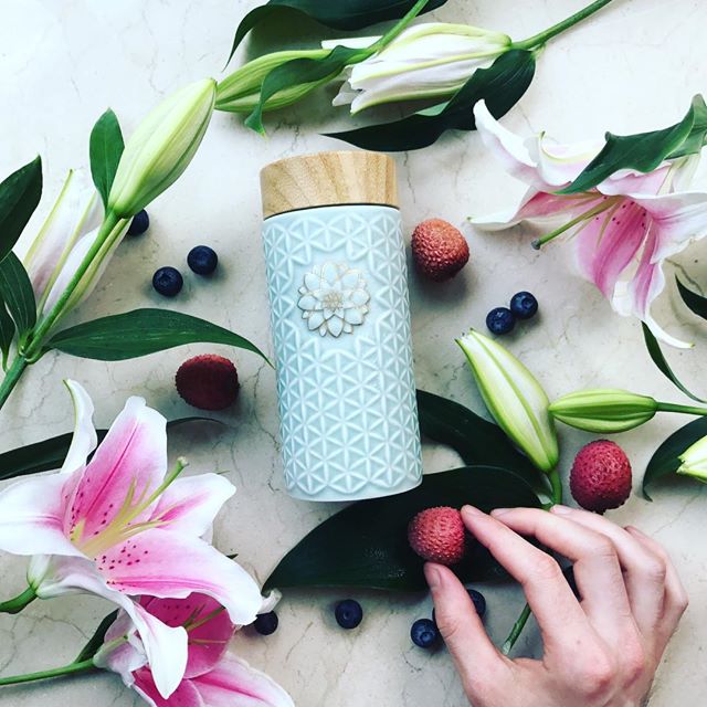 New Arrival...The Flower of Life Travel Mug!